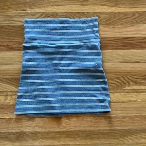 Grey and White Skirt